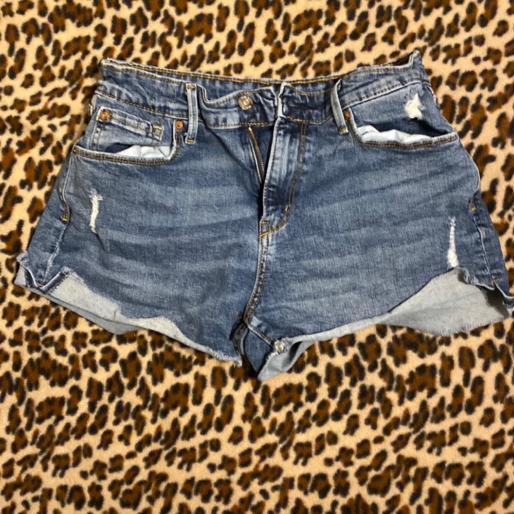 High Waisted Denim Shorts
